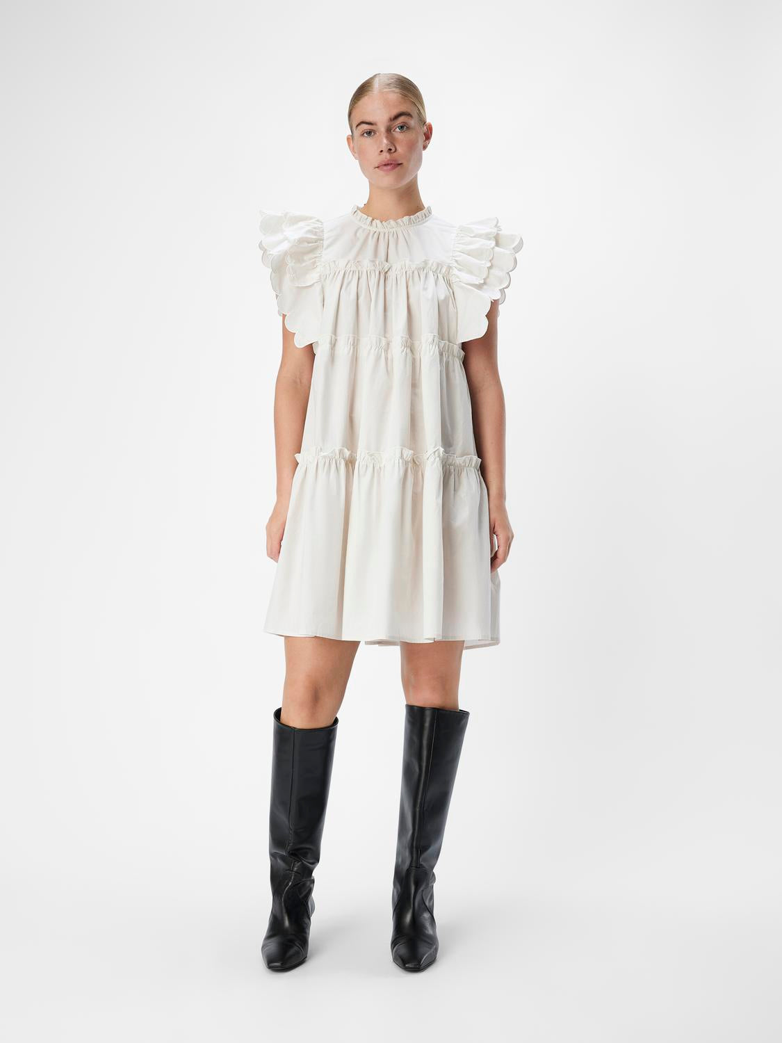 OBJHOPE Dress - White Sand